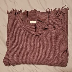 Maurices Cozy Fringe Knit Sweater
